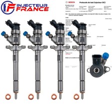 4x 0445110311 Bosch Injecteur Citroen C3 Peugeot 207 307 308 1.6 HDI 9662003380