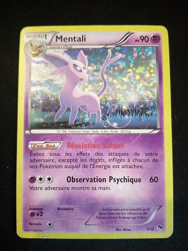 Carte pokémon mentali - carte, 7/12