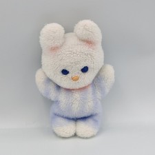 Ancienne peluche lapin blanc