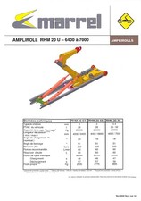 ANDRÉZIEUX -BOUTHÉON ( 42 ) MARREL AMPLIROLL RHM 20 U / PROSPECTUS  100 g  2006