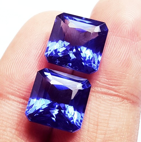 Naturel tanzanite bleue - bleue, À