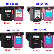 Cartouche compatible avec HP 300, HP301, HP302, HP304 XL pour HP Deskjet Envy