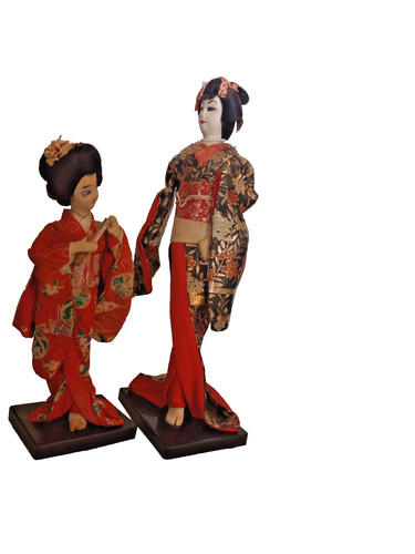 Lot poupées japonaises - de,