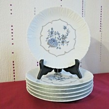6 assiettes plates en