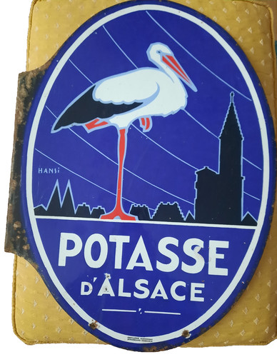 Enseigne potasse alsace - enseigne, d'alsace