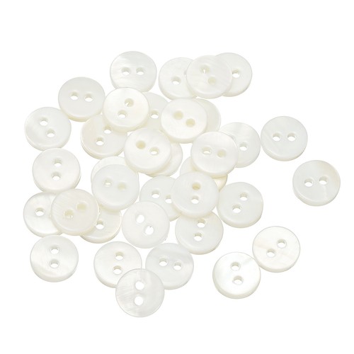 35pcs bouton nacre naturel - bouton, en