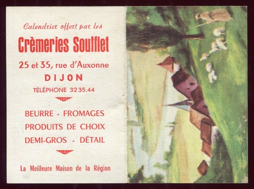 Calendrier publicitaire - calendrier,