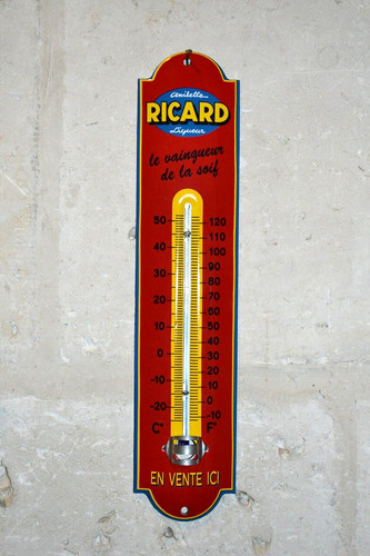 Plaque émaillée ricard - émaillée,