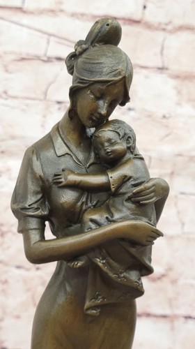 Bronze buste statue mère - buste,