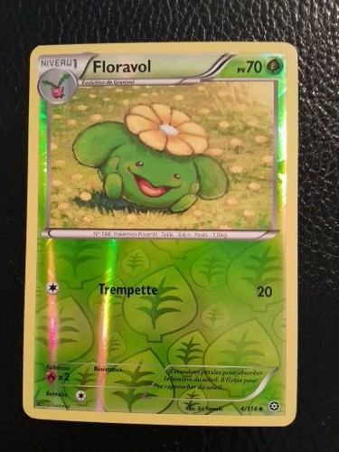 Carte pokémon floravol 114 - floravol, 4/114