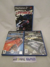 LOT 3 JEUX PS2 PLAYSTATION 2 NEED FOR SPEED CARBON + UNDERGROUND + MOST WANTED