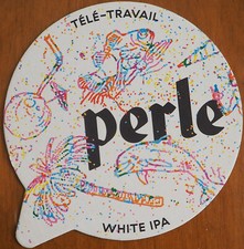 sous bock bière brasserie PERLE - WHITE IPA