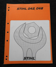 Véritable STIHL Modèle 042 048 Tronçonneuse Service Réparation Manuel Très Bonne