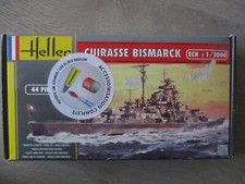 HELLER MAQUETTE CUIRASSE BISMARCK  1/2000 réf 49051