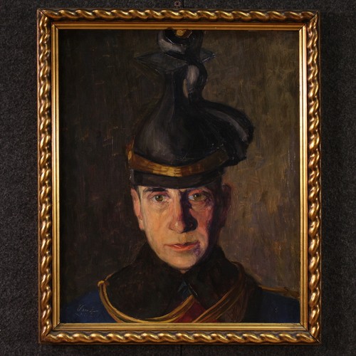 Peinture huile sur - , carton