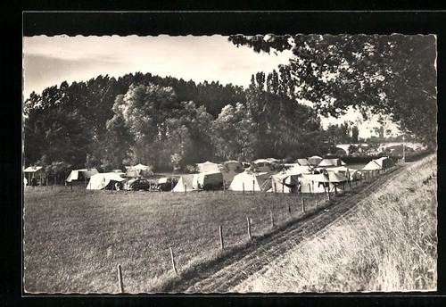 Cpa noyen sur sarthe terrain - noyen-sur-sarthe,,