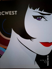 Digigraphie inédite signé/N°  Pin up Walter Minus 30 x 30 cm