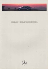 Catalogue Brochure Mercedes E
