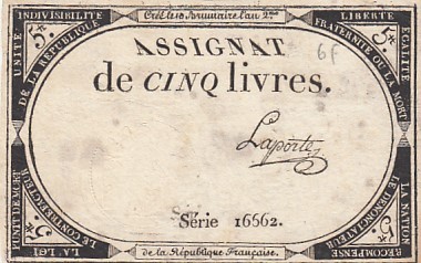 France livres 10 - 10, brumaire