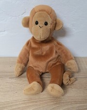 Peluche peluche singe bongo TY beanie 20 cm excellent état rare