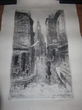 Gravure Eau Forte Lucien