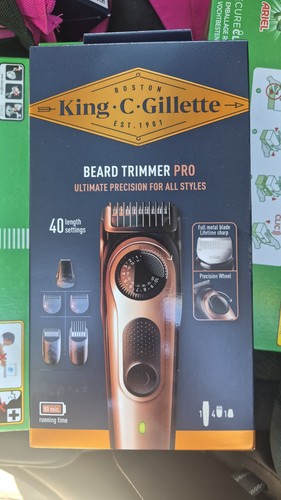 King gillette beard trimmer - king, c.