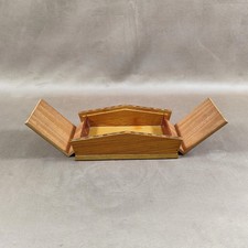 Distributeur boite à cigarette en bois Made in France Vintage 1970