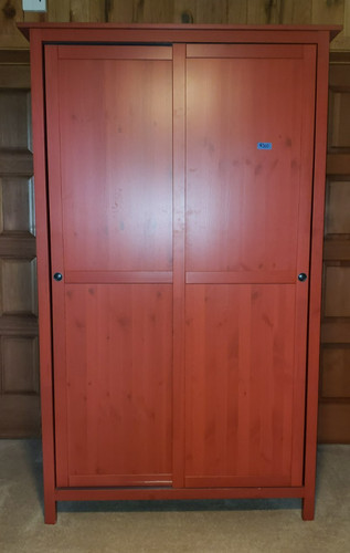 Ikea hemnes red wardrobe - ikea,