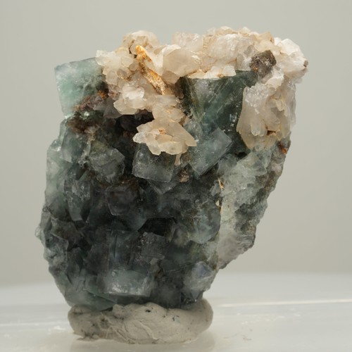 Rare cube fluorite fantôme - cube,