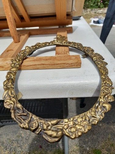 Cadre ovale ancien - , en