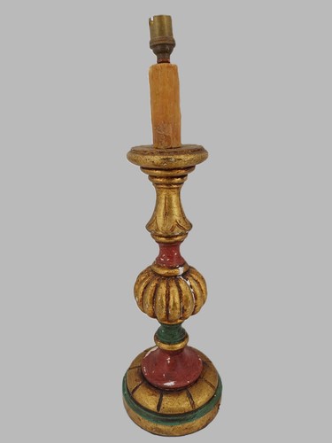 Pied lampe bois - en,