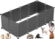 Boîte Enclos Pour Lapins Cochons D'Inde Chiots Animaux En Métal 30x38cm