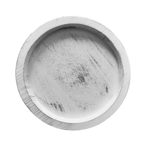 Plateau rond bois - rond, pour