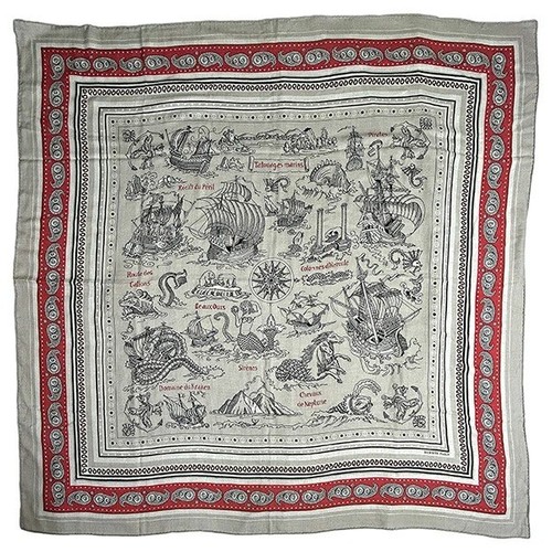écharpe châle hermès étole - hermès,