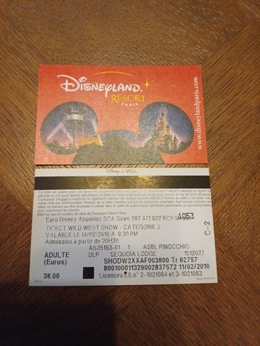 Pass euro disney disneyland - pass,