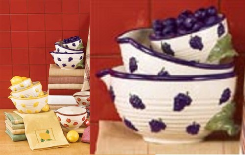 Purple grapes ceramic - pc,