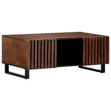 🪵Table basse en bois de Manguier massif 100x55x40cm NEUVE✅ Livraison Offerte 🔥