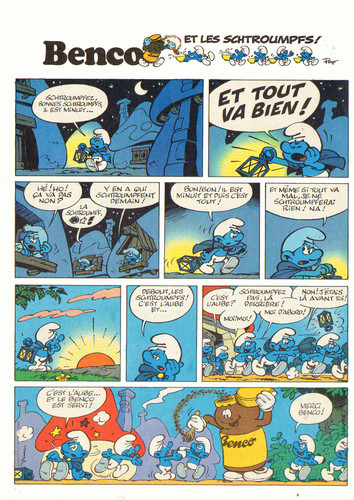 Pub benco les schtroumpfs - et,