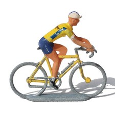 Figurine coureur cycliste Salza / Tour de France / maillot Ijsboerke Colnago