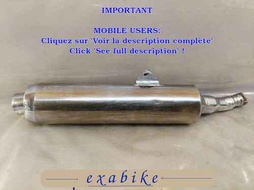 Silencieux droit pour - silencieux, yamaha