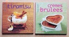 livres TIRAMISU  CREME BRULEES  recettes faciles
