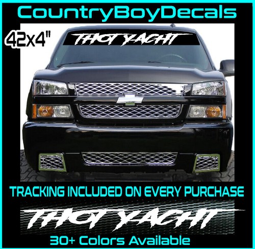 Thot yacht vinyl decal - thot,