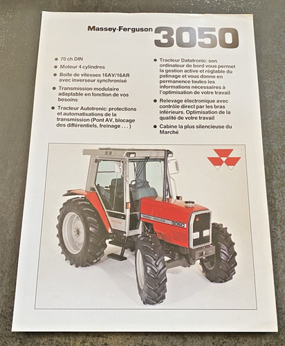 Notice publicitaire tracteur - notice,
