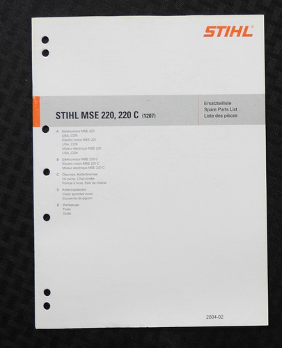 Véritable stihl mse 220 - stihl,