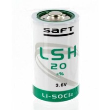   Envoi avec suivi - SAFT 1 Pile Lithium LSH20 D Mono - 13.000 mAh 3,6V 