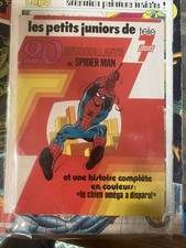 Les Petits Juniors De Tele 7 Jours Spider Man mit 20 Stickern 1977 Z 2 C1910