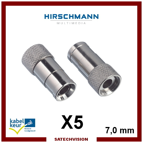 Connecteurs push 7 mm - 5, push-on
