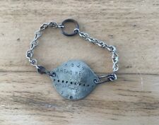 PLAQUE D IDENTITÉ D UN SOLDAT FRANÇAIS DE CAEN 1939-1940 OCCASION