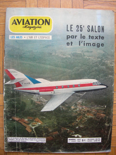 Aviation magazine 374 1963 - magazine, n°