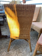 Lot de 6 chaises en rotin